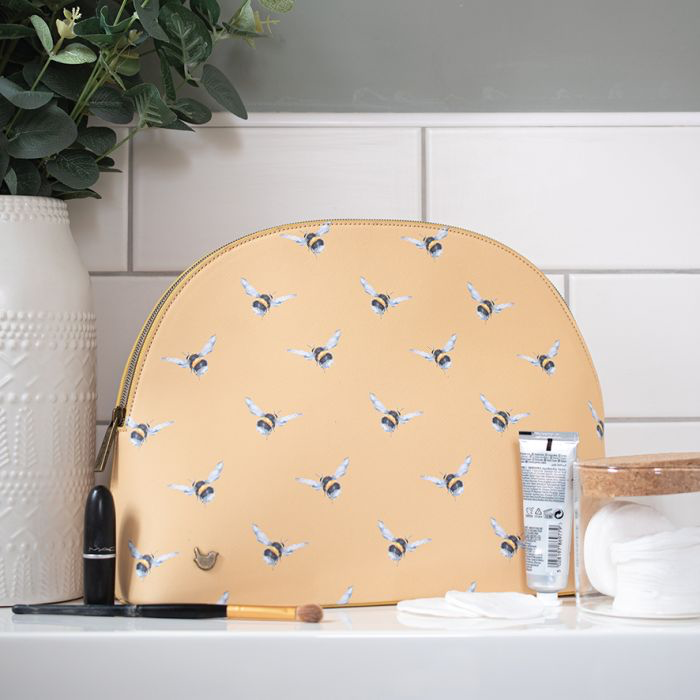 Wrendale Large Bee Cosmetic Bag