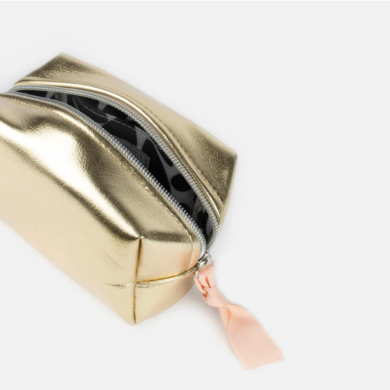 Caroline Gardner Gold Mini Cosmetic Bag