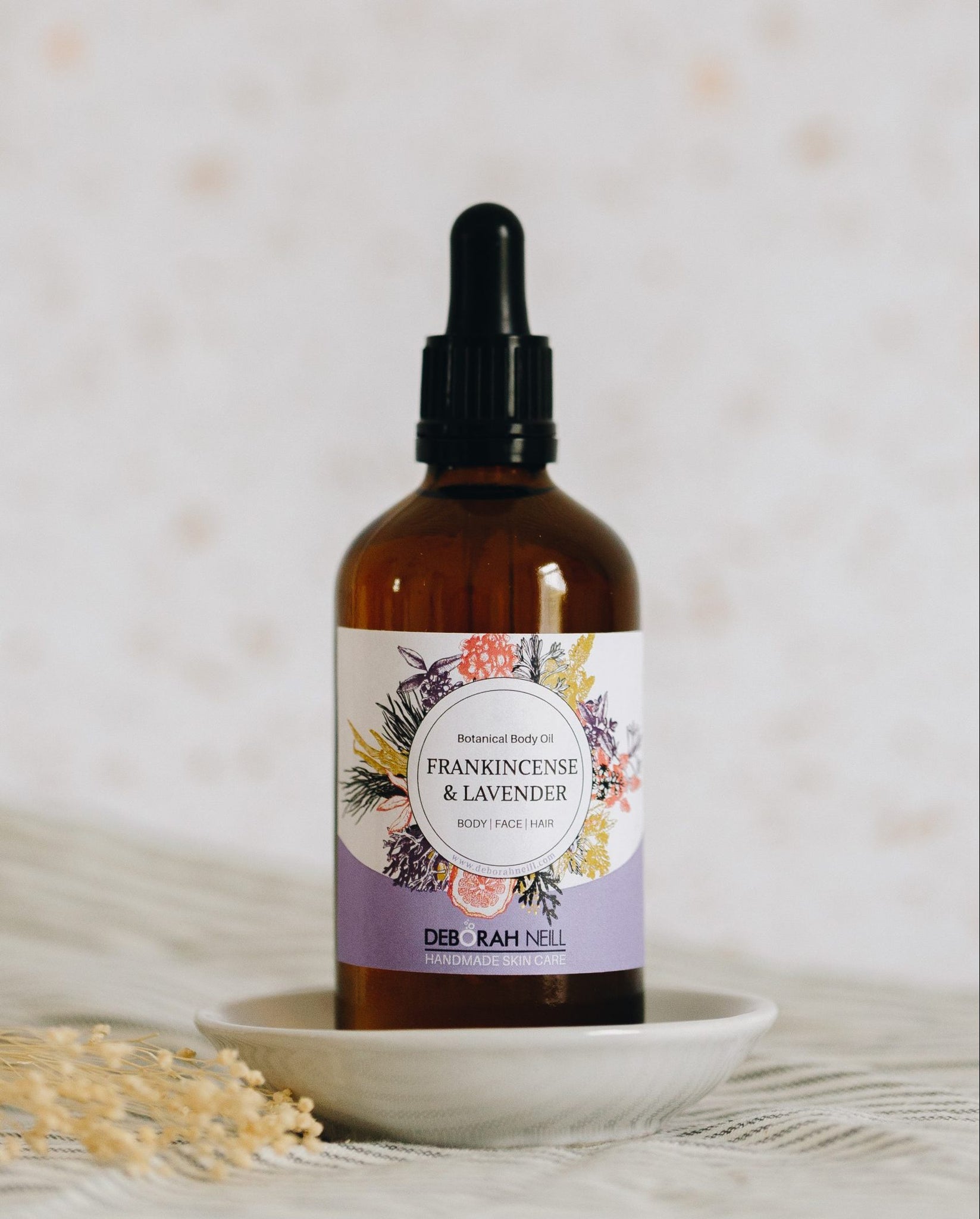 Deborah Neill Organic Frankincense & Lavender Body Oil 100mls