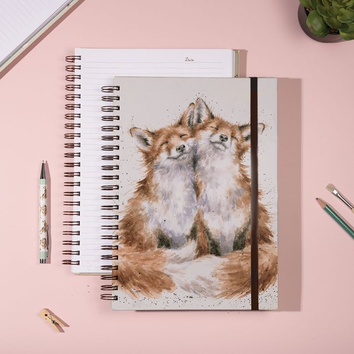 Wrendale A4  ‘Contentment’ Fox Notebook