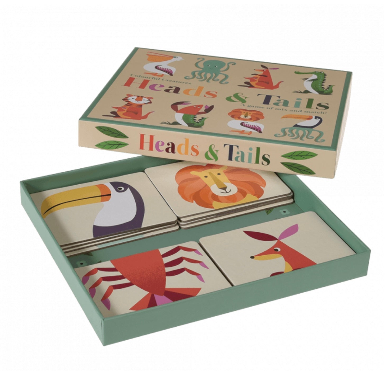 Colourful Creatures Heads & Tails Game